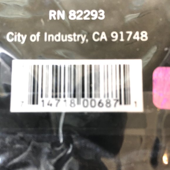 *LEG AVENUE #6269 Thigh Highs Blk Ribbed w/ Blk Bow NWT NOS - Picture 8 of 8